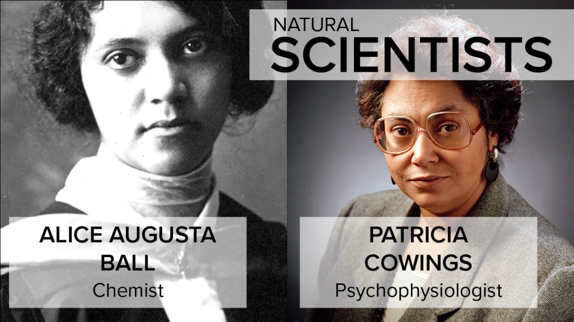 Natural Scientists: Alice Augusta Ball and Patricia Cowings